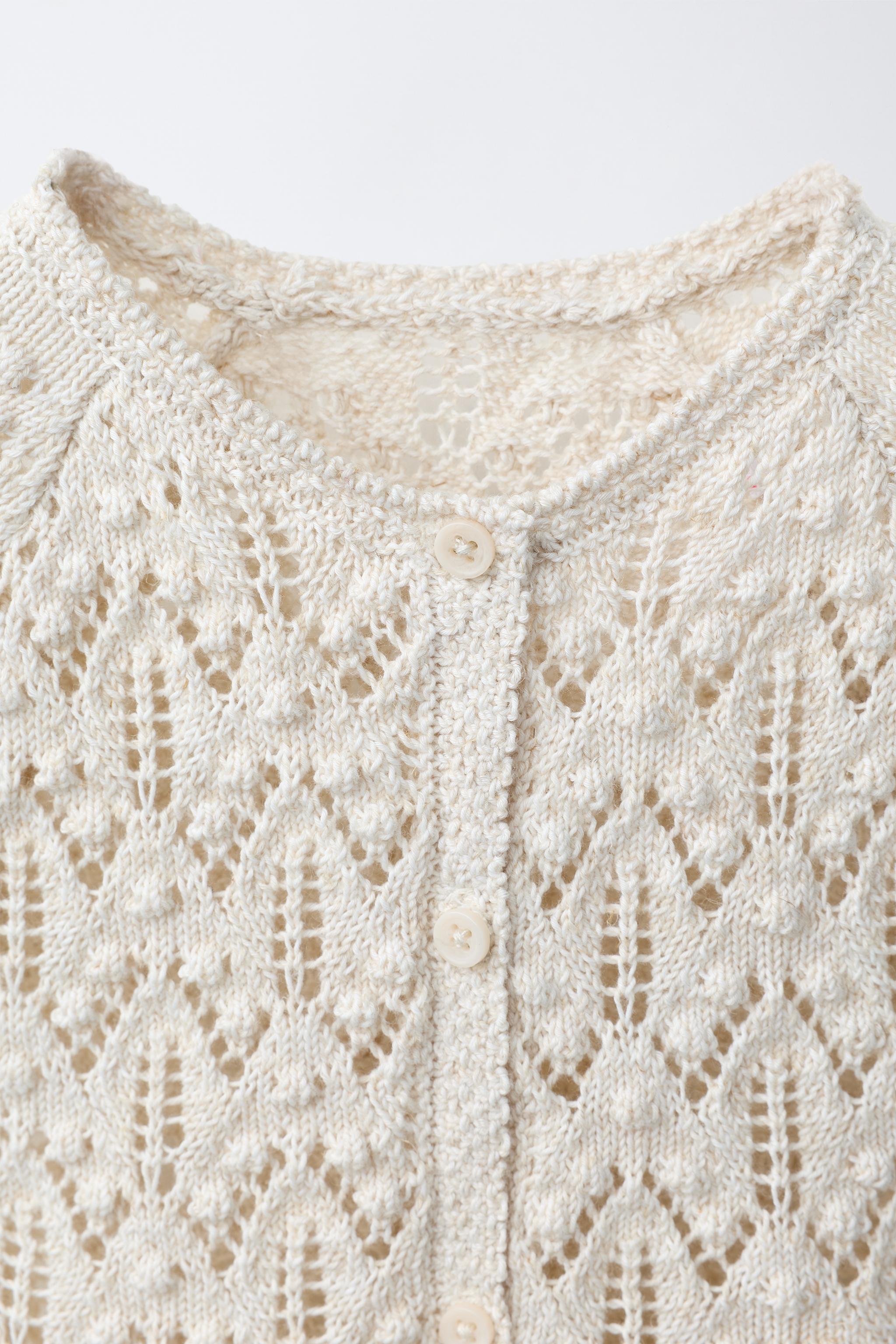 OPENWORK KNIT JUMPSUIT